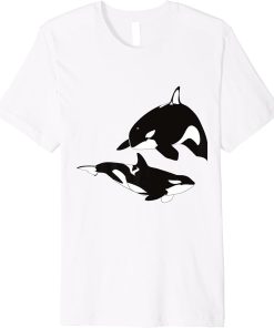 Whale Family Orca Squad Orca Squad Whale Sea Animal Premium T-Shirt