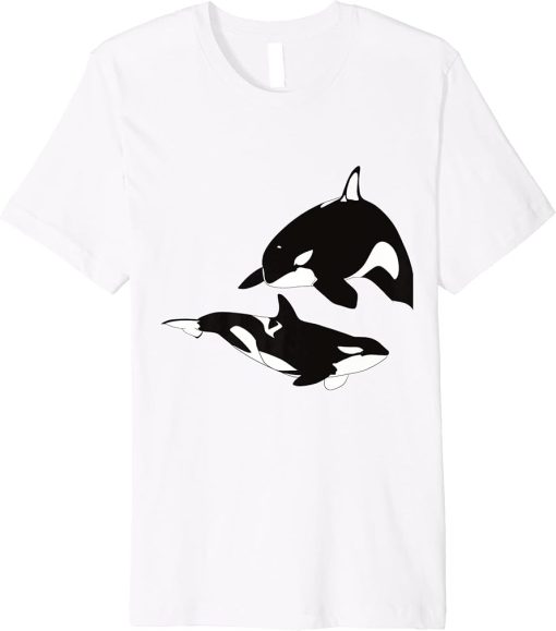 Whale Family Orca Squad Orca Squad Whale Sea Animal Premium T-Shirt