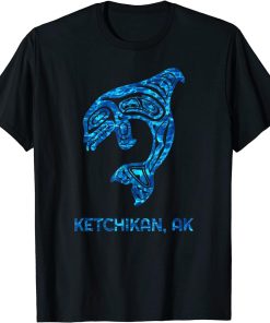 Ketchikan Alaska Native American Indian Orca Killer Whale T-Shirt