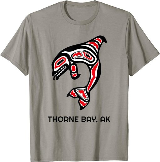 Thorne Bay, Alaska Native American Indian Orca Killer Whales T-Shirt