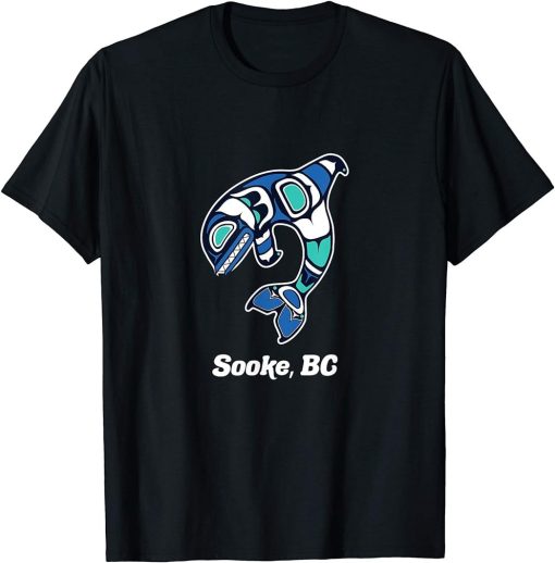 Sooke BC Canada Native Tribal Orca Killer Whale T-Shirt